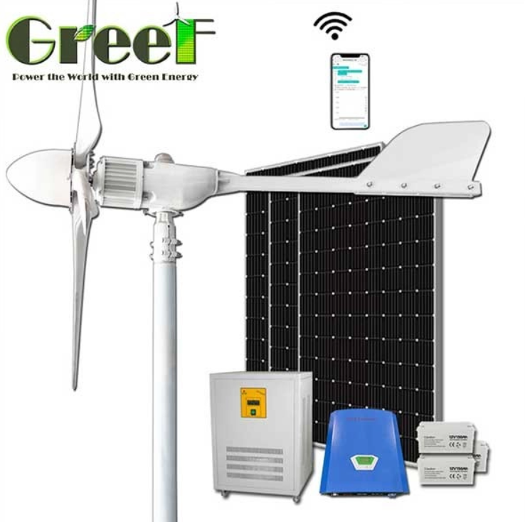 5 KW HİBRİT RÜZGAR TÜRBİN PAKET